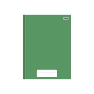 Imagem de Caderno Brochura Pepper Tilibra Verde com 80 Folhas Pautadas A5 Pequen