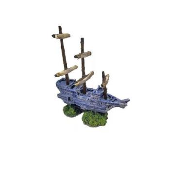 Imagem de Enfeite Caravela Tres Mastros Baixa - Fragata