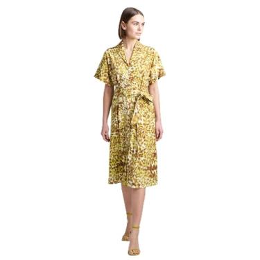 Imagem de N Natori Vestido feminino Ombre Animale Comprimento 114 cm, Wasabi, P