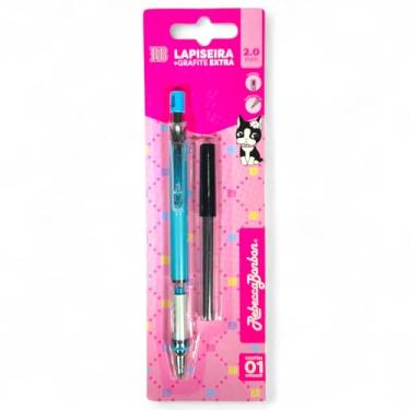 Imagem de Lapiseira 2.0mm com Grafite Extra, Rebecca Bonbon, Design Fofo, Confortável e Precisa (Azul Claro)