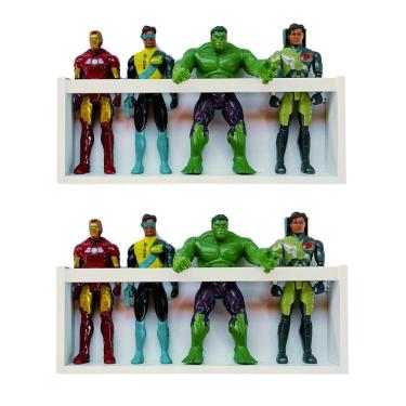 Imagem de Prateleira Organizador Coleção Bonecos Nicho Porta Boneca