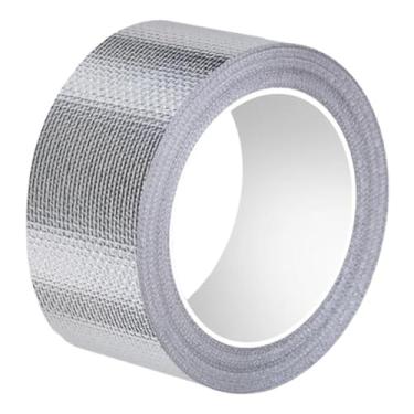 Imagem de Xgdsnly Fita de Alumínio de Fibra de Vidro, Fita Térmica Autoadesiva, à Prova de Fogo, à Prova D'água, Isolante para Tubo, Duto de Ar Quente E Frio, Largura de 5 Cm