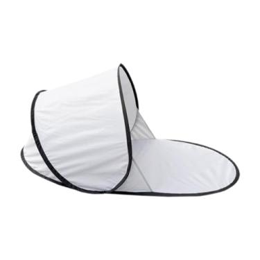 Imagem de rockible Tenda de praia automática Tenda de praia Abrigo solar para Caminhadas Montanhismo, Branco