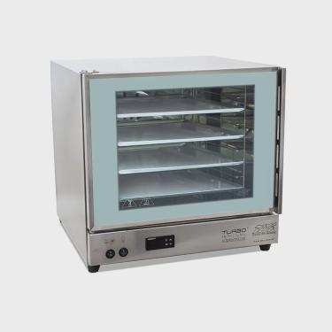 Imagem de Forno Elétrico de Convecção fetp Azul 4 Assadeiras Modelo Turbo Professional Digital Titã