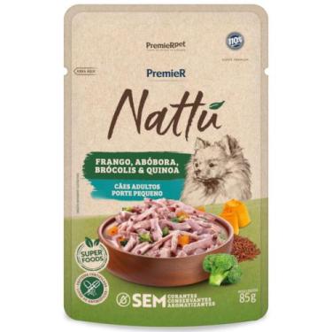 Imagem de Sachê Premier Nattu para Cães Adultos de Porte Pequeno Sabor Frango, A