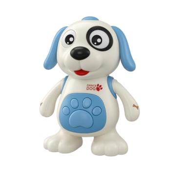 Imagem de Brinquedo Interativo Musical Mexe Danca Luz e Som Dancing Infantil com LED, Som e Movimento – Brinquedo Interativo e Divertido para Crianças, Ideal para Estimular a Coordenação (Cachorro Azul)