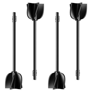 Imagem de ISTOYO Pás misturadoras de resina para misturador epóxi premium, acessório para misturador de resina epóxi Pro, agitador de resina reutilizável, acessório de broca de misturador de tinta para resina,