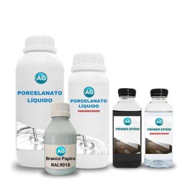 Imagem de Kit Porcelanato Líquido + Primer Epóxi - Resinas Ag