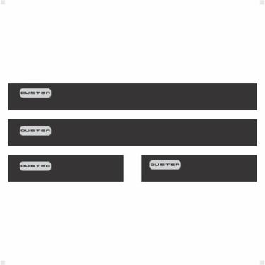Imagem de Kit 4 Aplique De Soleira Duster Oroch Resinada C/black Over - SPORTINO