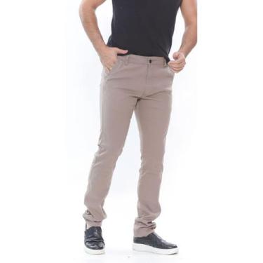 Imagem de Calça Masculina Sarja Slim Com Elastano - Esporte Fino - XR Jeans, Caq