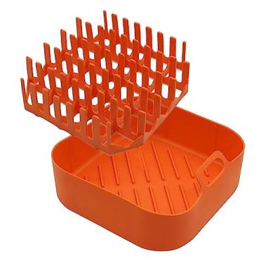 Imagem de Cabilock 1 conjunto de bandeja de bacon de silicone para máquina de bacon para bandeja de micro-ondas para forno, forno, panela, suporte de panela de salsicha, acessórios de micro-ondas, utensílios de