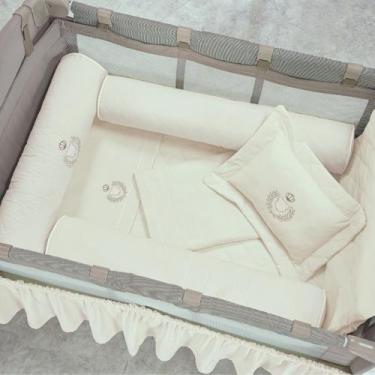 Imagem de Kit Berço Desmontável 3 Peças Urso Palha - Loja Baby