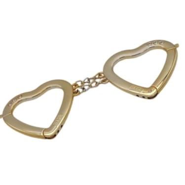 Imagem de Algema Coração Metal Algema Sensual Coração de Metal para Jogos Eróticos, Durável HA173 (DOURADO)