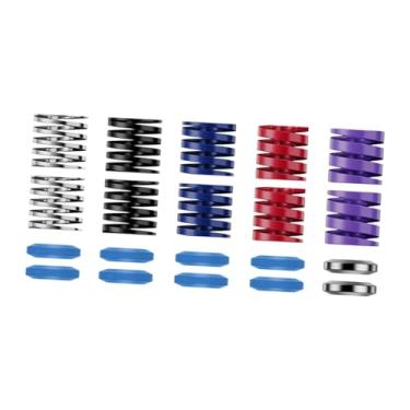 Imagem de KiBcsLic Kit de pedal de freio, acessórios para simulador de corrida, peças de reposição de metal de atualização resistente, pastilhas de freio, mola e