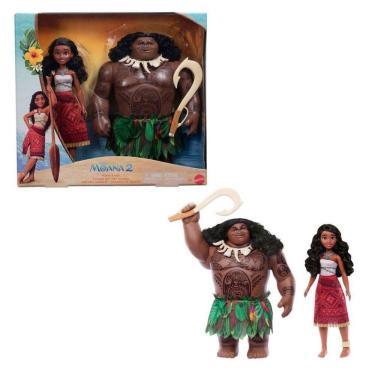 Imagem de Moana 2 Bonecas Moana e Maui Mattel JDD42