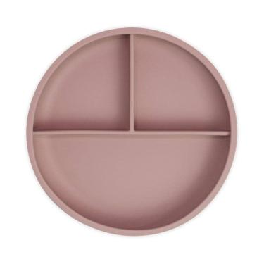 Imagem de Prato De Silicone Com Ventosa E Divisória Freso Baby - Rosa