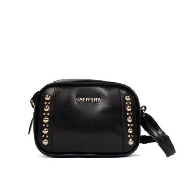 Imagem de Bolsa Feminina Rafitthy Transversal Apliques Pequena Preto, Preto, Úni