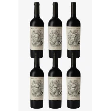 Imagem de Vinho Argentino Mosquita Muerta Margarita para Los Chanchos Malbec 750 mL - Caixa com 6 garrafas