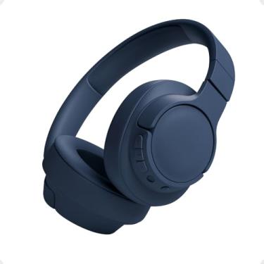 Imagem de Fones de Ouvido Bluetooth 5.3 Over-Ear, Cancelamento de Ruído, Design Ergonômico, Corrida Treino Academia, Headfone, Homeoffice, Fone Confortavel. (Azul)