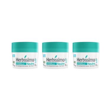 Imagem de Herbissimo Creme 55G Neutro - Kit Com 3Un