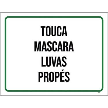 Imagem de Kit 5 Placas Touca Máscara Luvas Propés 36X46