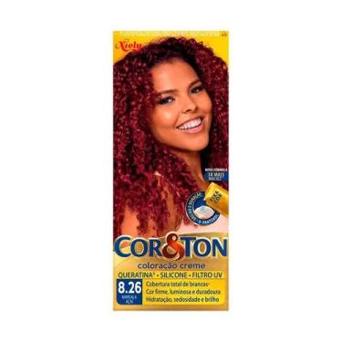 Imagem de Tintura Cor&Ton Coloração Creme Marsala 8.26 - Cor e Ton