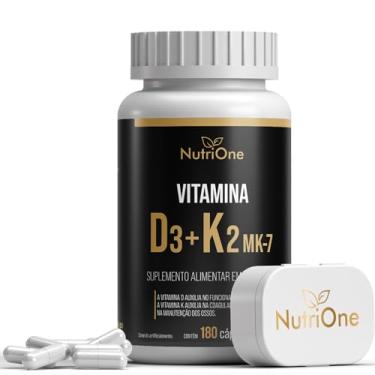 Imagem de Vitamina D3 + K2 Mk7 180 Cápsulas - Nutrione
