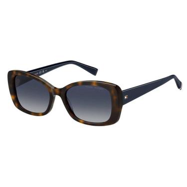Imagem de Óculos de Sol Tommy Hilfiger 2225/S Marrom Havana Lente Azul-Feminino