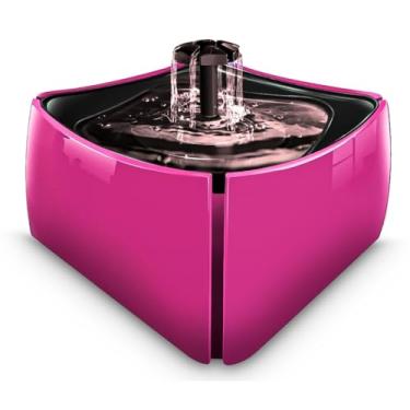 Imagem de Fonte Bebedouro Pet Elétrica Com Filtro Silenciosa Fácil Limpeza Para Cães E Gatos Ambiente Residencial Bebedouro Para Gatos (Rosa)