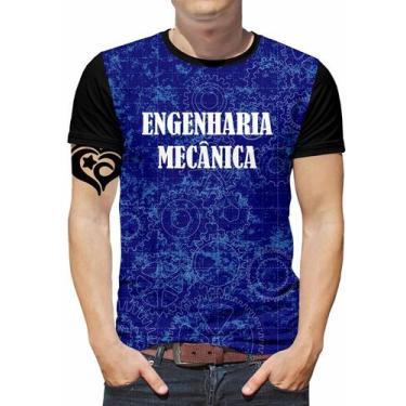 Imagem de Camiseta Engenharia Mecanica PLUS SIZE Masculina Blusa - Alemark, G3, 