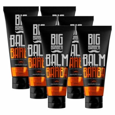 Imagem de Kit 6x Balm Para Barba Hidratante 120ml Big Barber