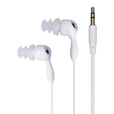 Imagem de AUNMAS Em Fones de Ouvido Com Telhas de Orelha Com Substituições por Substituições - Desfrute de Música Durante a Natação, Surf, Corrida, Ciclismo - para Exercícios de Ginástica, Material ABS (Branco)