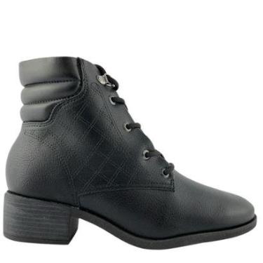 Imagem de Bota Beira Rio Feminina Cano Curto Cadarço 9087101-Feminino