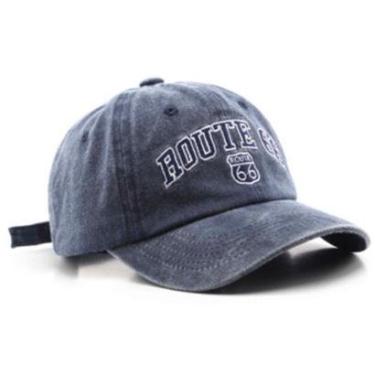 Imagem de Boné Masculino Estilo Beisebol Vintage de Algodão com Aba Curva-Unissex