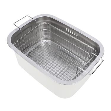 Imagem de GOWENIC Tigela de Lavar Em Aço Inoxidável 304, Banheira Quadrada Multiuso de 7,5l para Pia, Com Cesta de Drenagem, para Lavar Legumes e Frutas