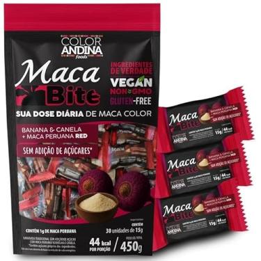 Imagem de Doce Fit Maca Bite Banana com Maca Red Zero Açúcar Adicionado Color Andina 30un