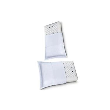 Imagem de Kit 2 Travesseiro Nasa Macio Dor Cervical Terapêutico Magnético Infrav