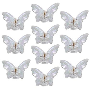 Imagem de omen Grampos de cabelo com garra de borboleta transparente, ferramentas de estilo de cabelo, acessórios de cabelo para mulheres e meninas