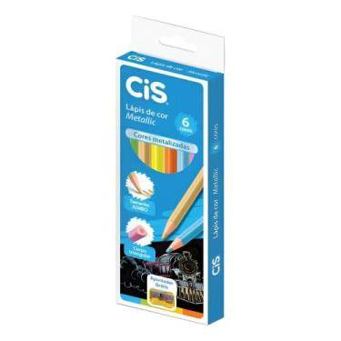 Imagem de Lapis de Cor Metallic - Cis - 6 Cores Metalizadas