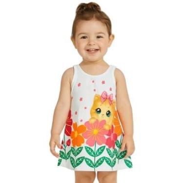 Imagem de Vestido Regata Estampado Infantil Bebê Menina Kyly-Feminino