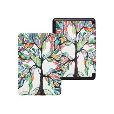 Imagem de Akacy Capa com padrão pintado para Kindle Paperwhite 6.0 polegadas 11ª geração lançada em 2022/2024 (Modelo: C2V2L3/RS23CV) com função hibernar/despertar automática (13)