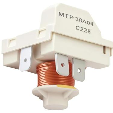 Imagem de Relé de partida do compressor de geladeira WR07X10084 adequado para refrigeradores GE garante desempenho de resfriamento suave, peças de freezer