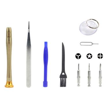 Imagem de Kits de ferramentas abertas de reparo de chave de fenda profissional 9 em 1 para iPhone