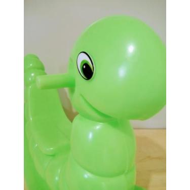 Imagem de Gangorra Nhoca Lagartinha Verde Limão - Diversão Kids