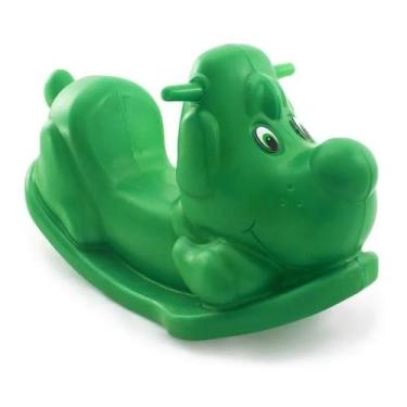 Imagem de Balanço Gangorra DOG Feliz Verde - Diversão Kids