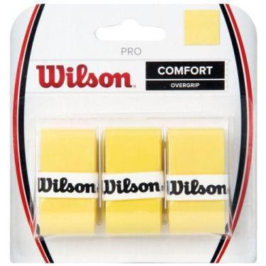 Imagem de Overgrip Wilson Pro Amarelo-  3 Unidades, Amarelo