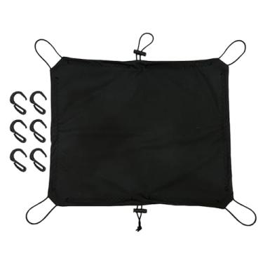 Imagem de Shakven Rede de carga pequena,Rede de bagagem de motocicleta - Rede impermeável de carga para trailer - Rede de carga resistente, rede de caminhão para carga, para transporte de mochilas, malas