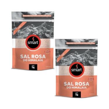 Imagem de Kit com 2 Pouchs de Sal Rosa do Himalaia Fino de 1Kg cada - Smart