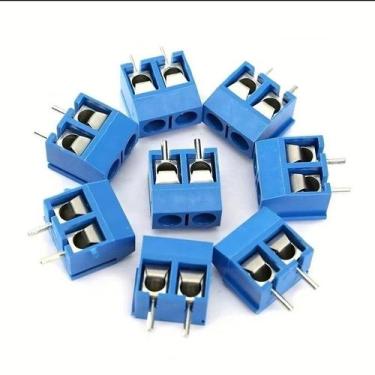 Imagem de Kit De Conectores De Bloco Terminal PCB 50PCS, Pino Reto De 5.0mm, 2P 