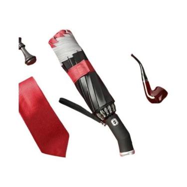 Imagem de Guarda-chuva Dobrável À Prova d'Água Com Proteção UV E Lanterna LED, R